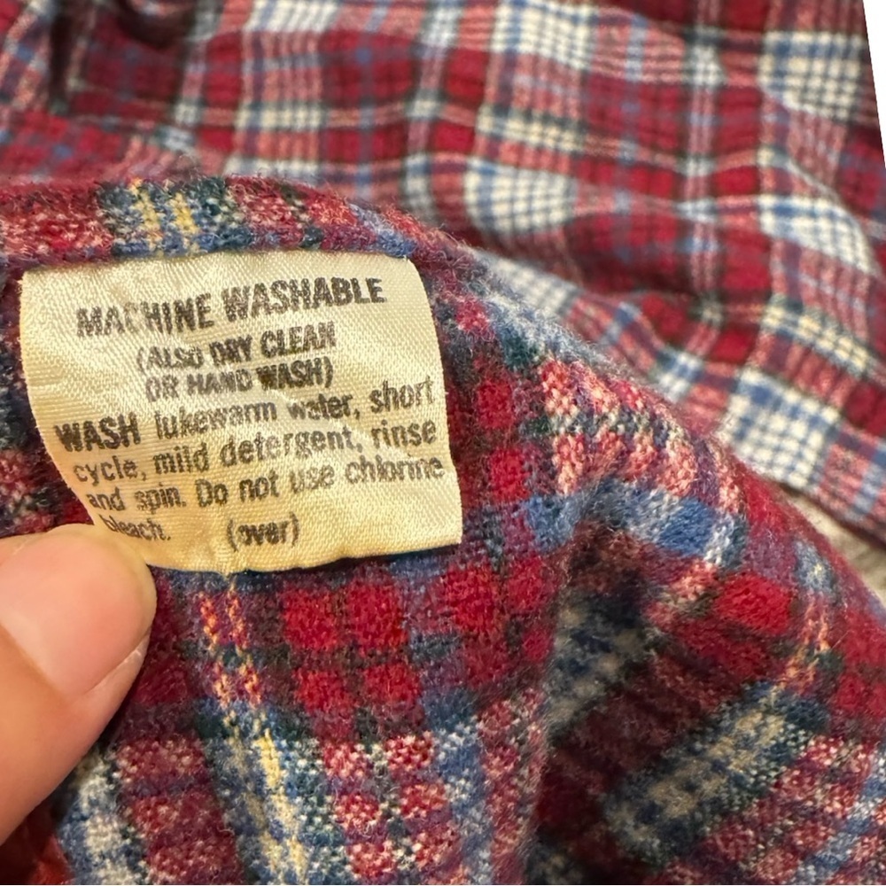 Vintage Lobo by Pendleton Wool Mens Button Down Plaid Long sleeve Size XL - Picture 8 of 8